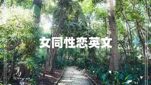 女同性恋英文