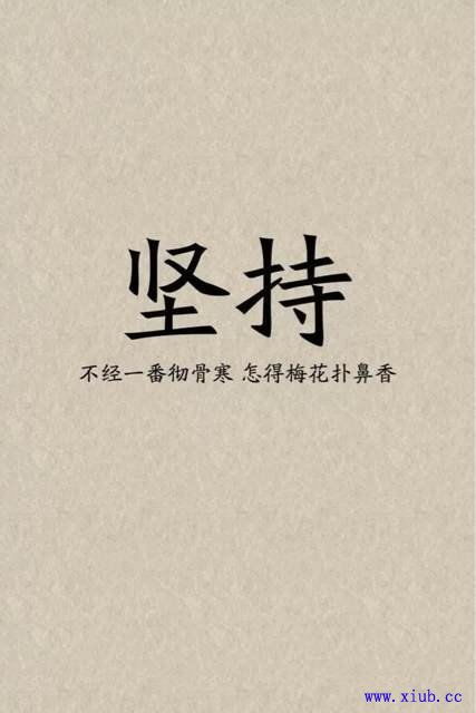 坚持就是胜利的正能量句子