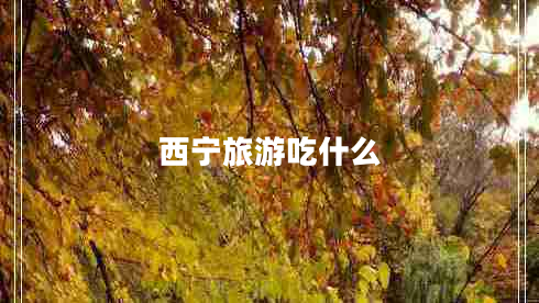 西宁旅游吃什么