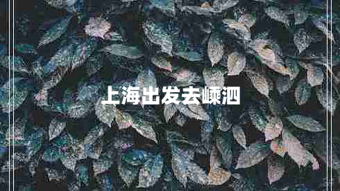 上海出发去嵊泗
