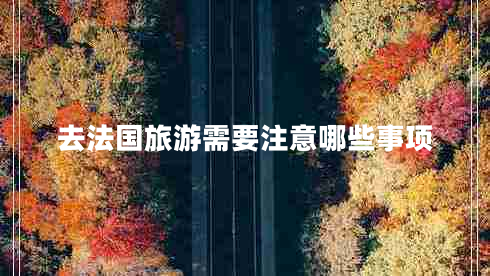 去法国旅游需要注意哪些事项