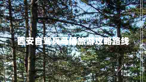 西安自驾兵马俑旅游攻略路线