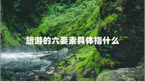 旅游的六要素具体指什么