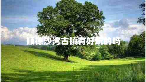 顺德沙湾古镇有好玩的吗