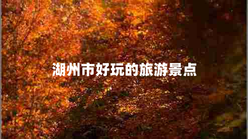 湖州市好玩的旅游景点