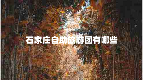石家庄自助旅游团有哪些