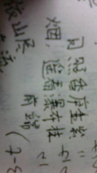 关于异诗句