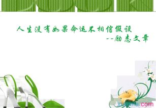 人生没有如果作文开头