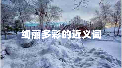 绚丽多彩的近义词