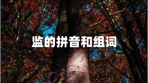 监的拼音和组词