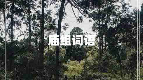 庙组词语