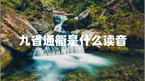 九省通衢是什么读音