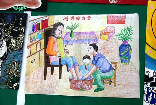 创作文明校园画