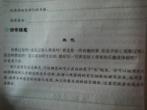 作文雅趣-----养花