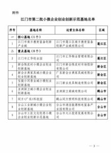1家市级创业创新示范基地