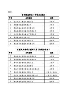 创新创业获奖企业名单