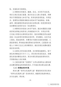 互联网创新创业大赛评分细则