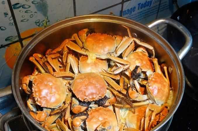 河螃蟹的家常做法清蒸几分钟