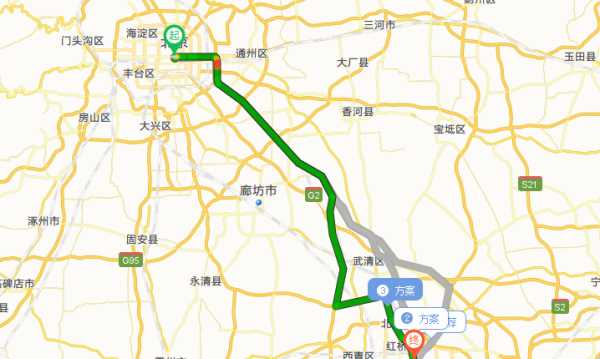 天津离北京多远的距离,北京到天津距离图3