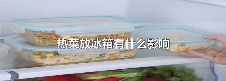 热菜可以直接放冰箱吗