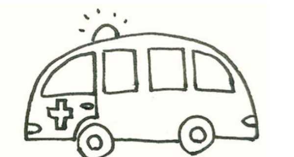 救护车的画法 绘画,小汽车的简笔画图11