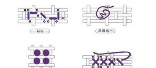 十字绣怎么绣，十字绣1到10的数字怎么绣？图6