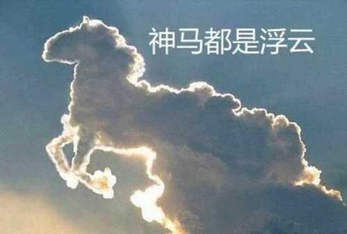 一切神马都是浮云是什么意思