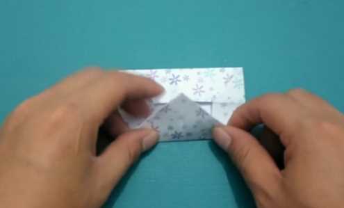 信封的折法,信封怎么折 手工折纸视频图2