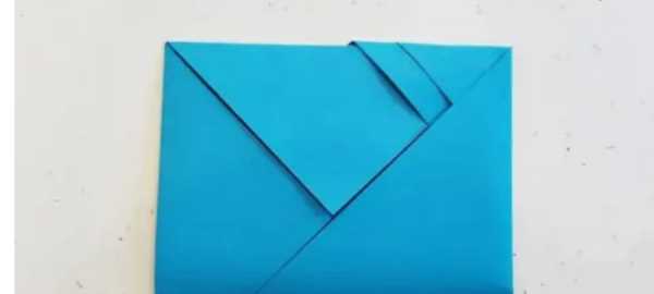 信封的折法,信封怎么折 手工折纸视频图10