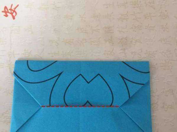 信封的折法,信封怎么折 手工折纸视频图19