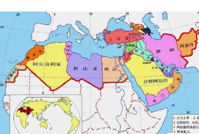 中东地区有哪些小国家