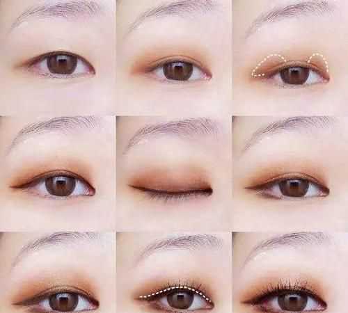 单眼皮怎么画眼影