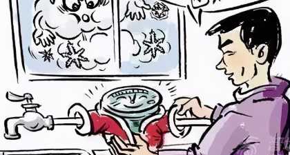 冬天如何防止冻碎水表,室外水表怎么防冻方法图1