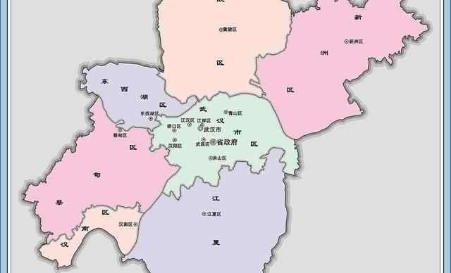 武汉几个区县