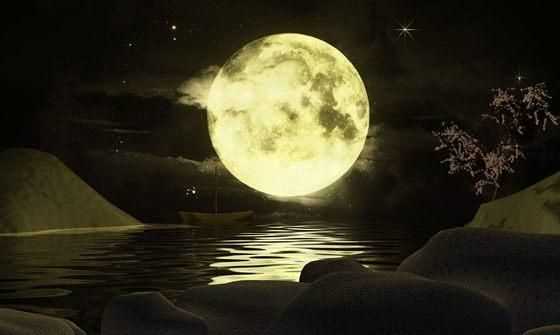 月亮为什么会发光原理图