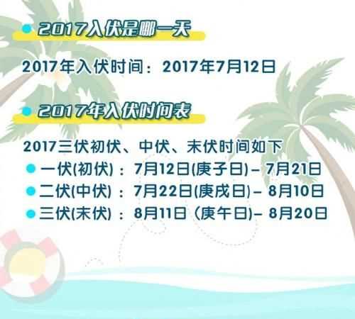 三伏天时间表2021三伏天多少天