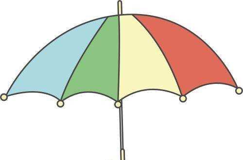 伞柄是哪个位置,雨伞各个部位的名称图4