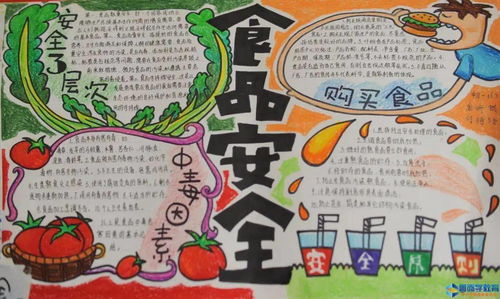 食品安全知识健康手抄报