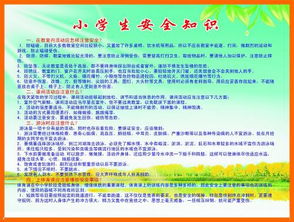 小学生安全知识百科