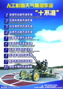 人工影响天气高炮安全作业知识