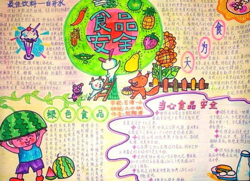 食品安全儿童手抄报知识