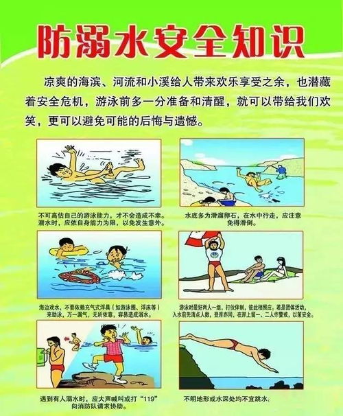 安全防溺水知识写字