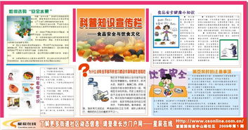 社区开展食品安全知识宣传信息