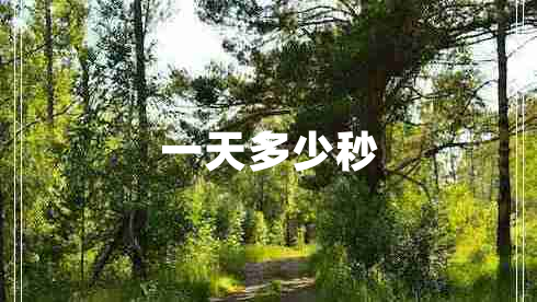 一天多少秒