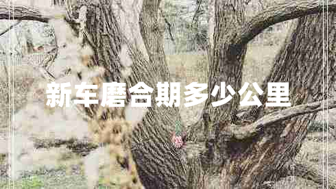 新车磨合期多少公里