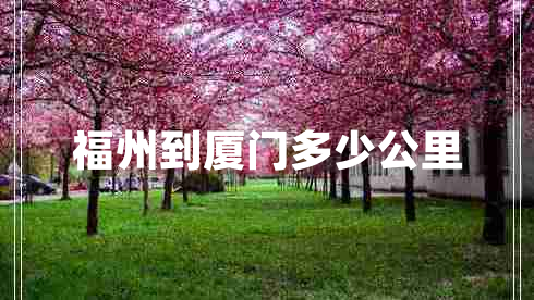 福州到厦门多少公里