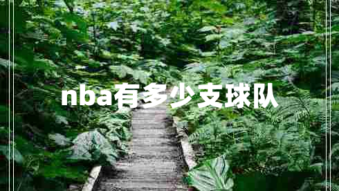 nba有多少支球队