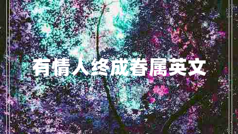 有情人终成眷属英文