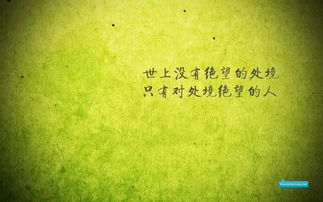绝地反击的正能量句子