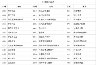 外资企业,会计科目,代码